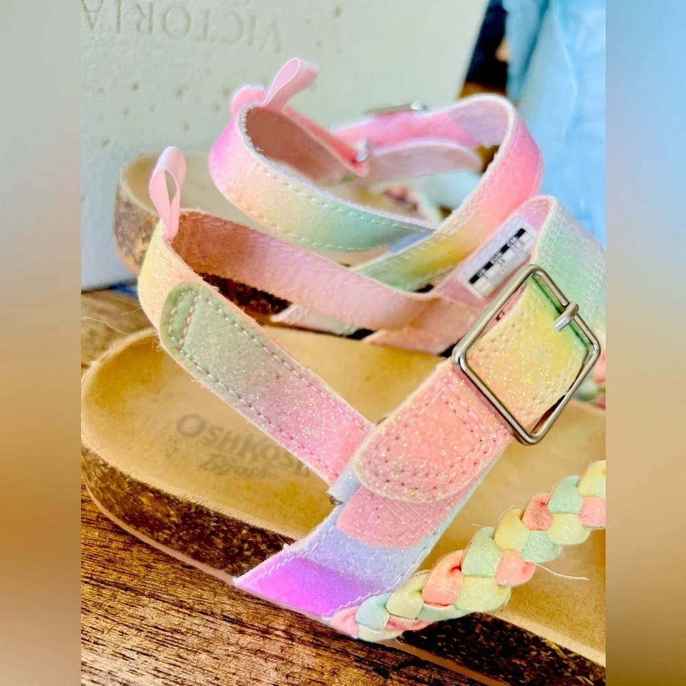 OSHKOSH B'GOSH Girl's Faith Sandal size 3